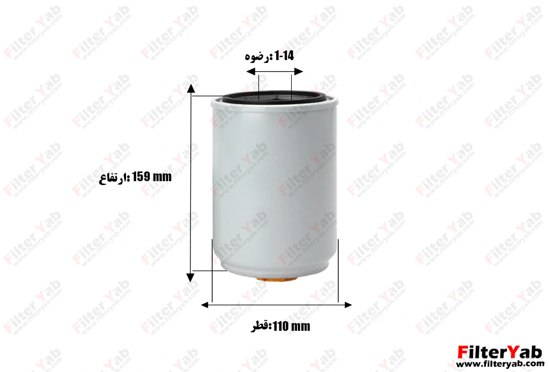 فیلتر گازوئیل  FS36215 فیلیتگارد