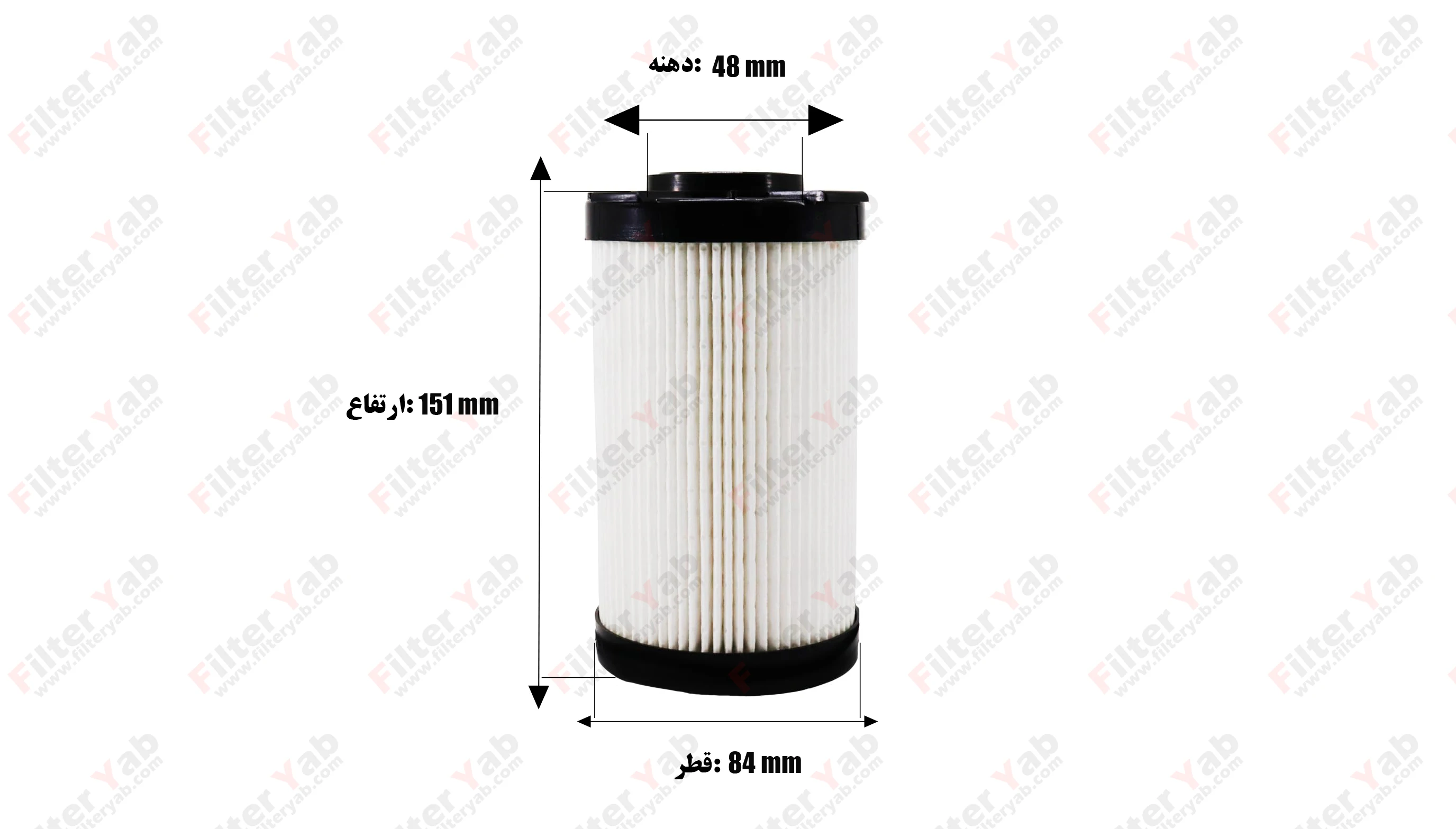 فیلتر گازوئیل  FF266 فیلیتگارد
