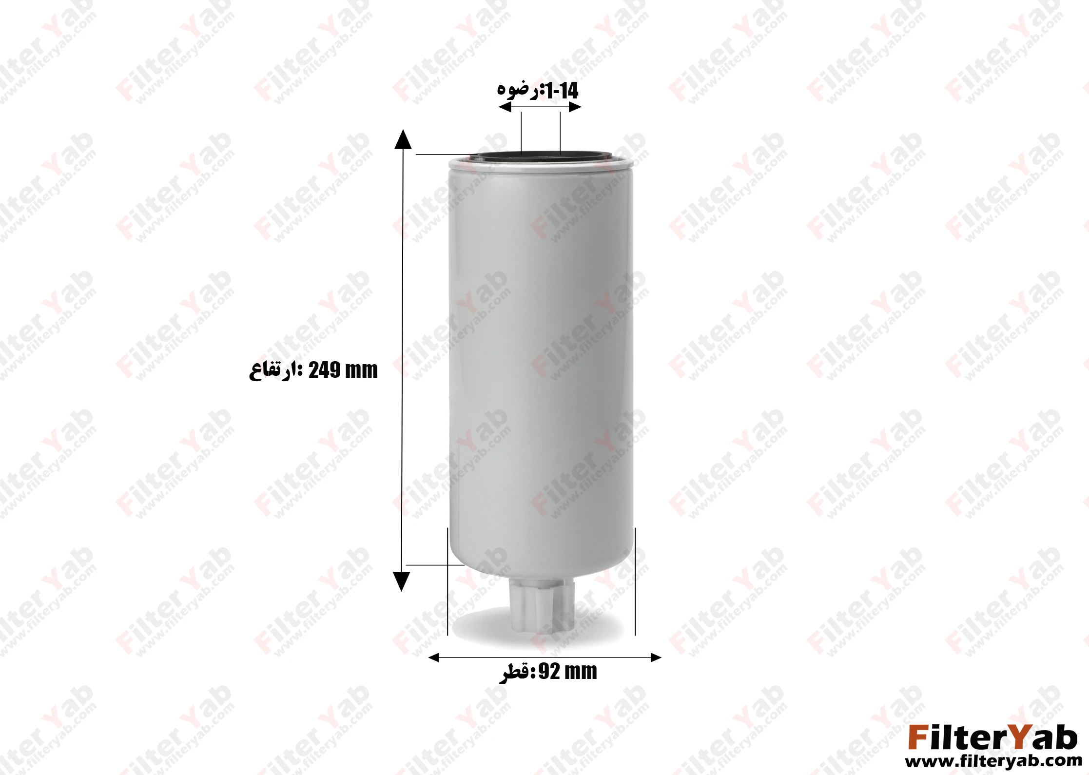 فیلتر گازوئیل J329289 کیس