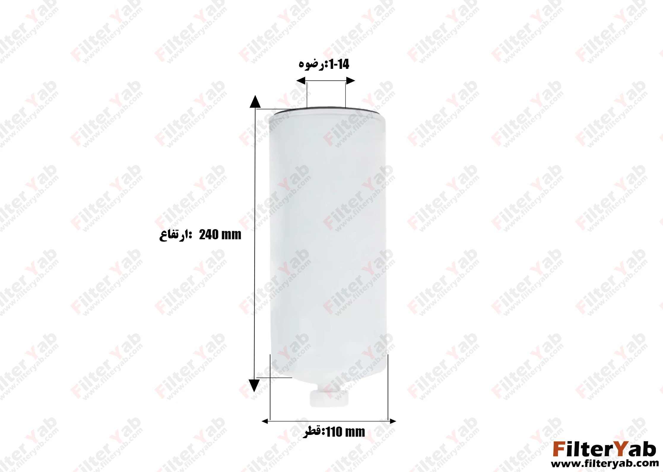 فیلتر گازوئیل  PL421 مان