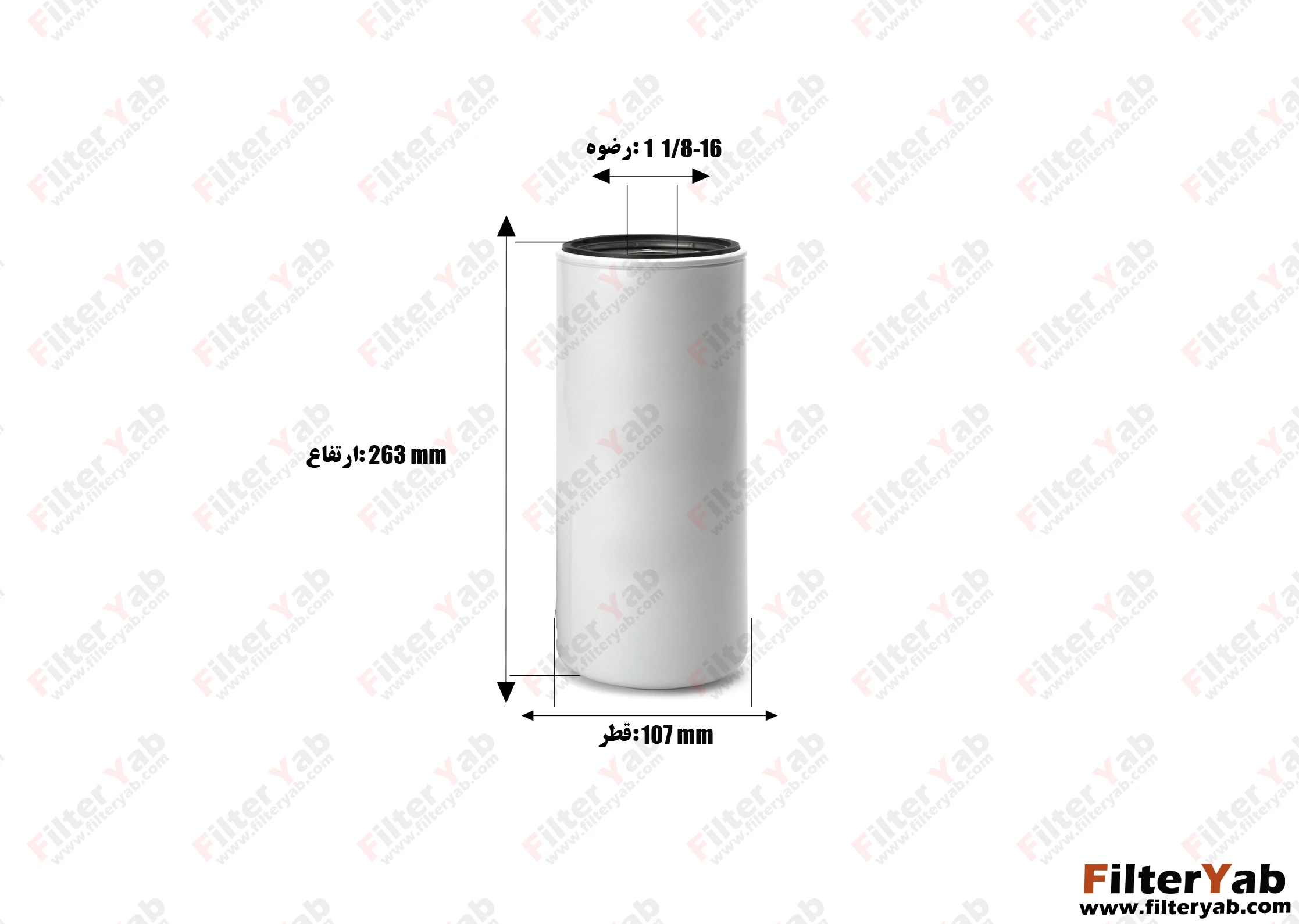 فیلتر روغن B7054 بالدوین