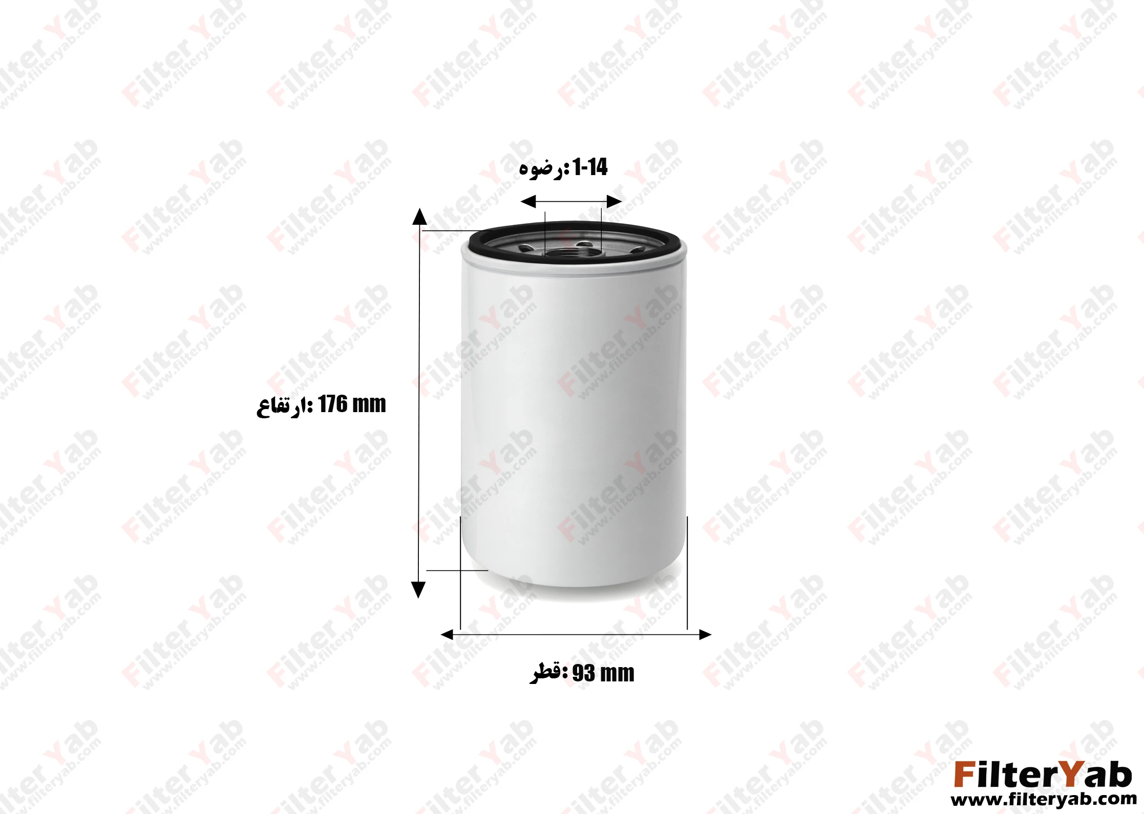 فیلتر گازوئیل 6L7440 کاترپیلار