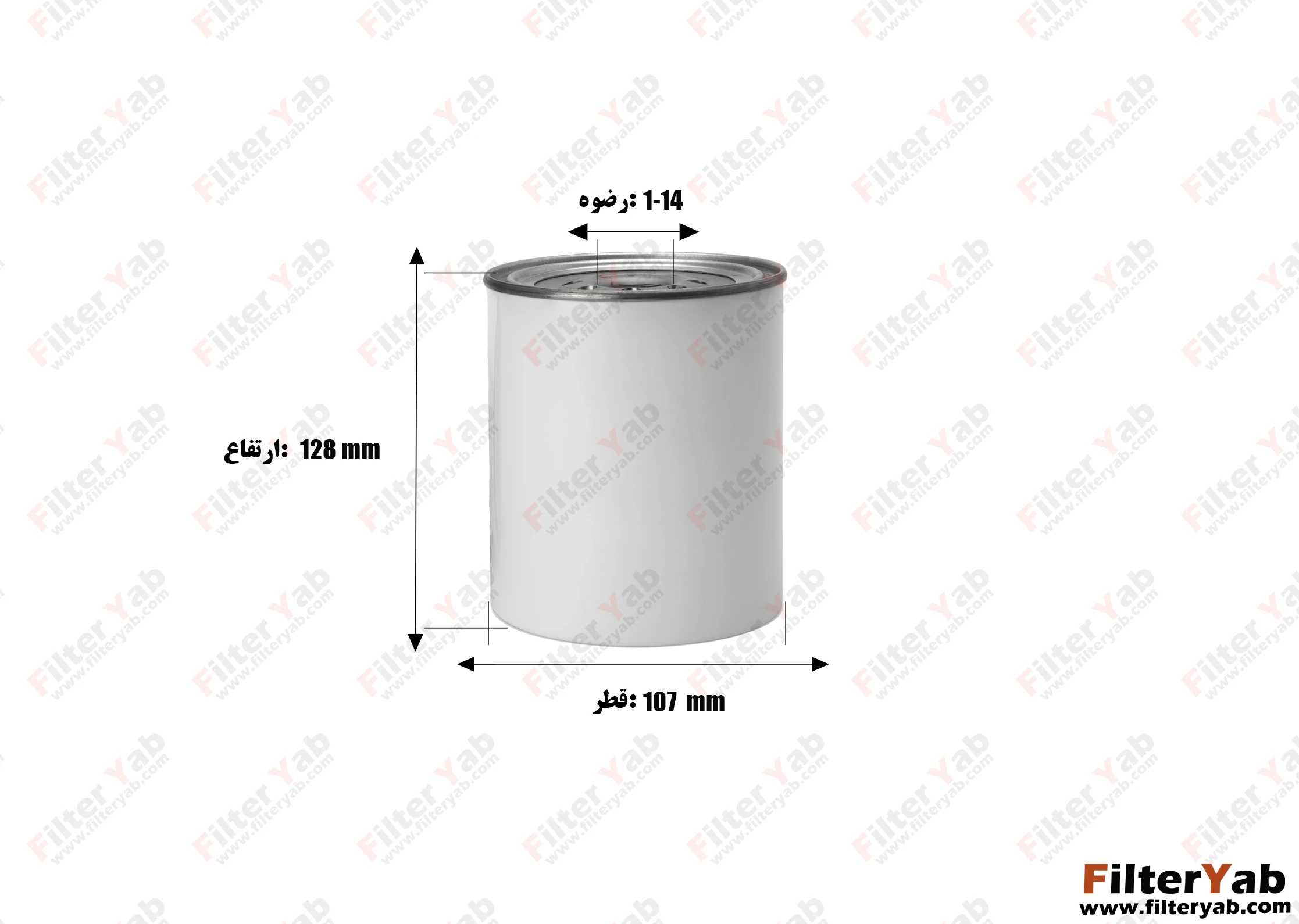 فیلتر گازوئیل  P551033  دونالدسون